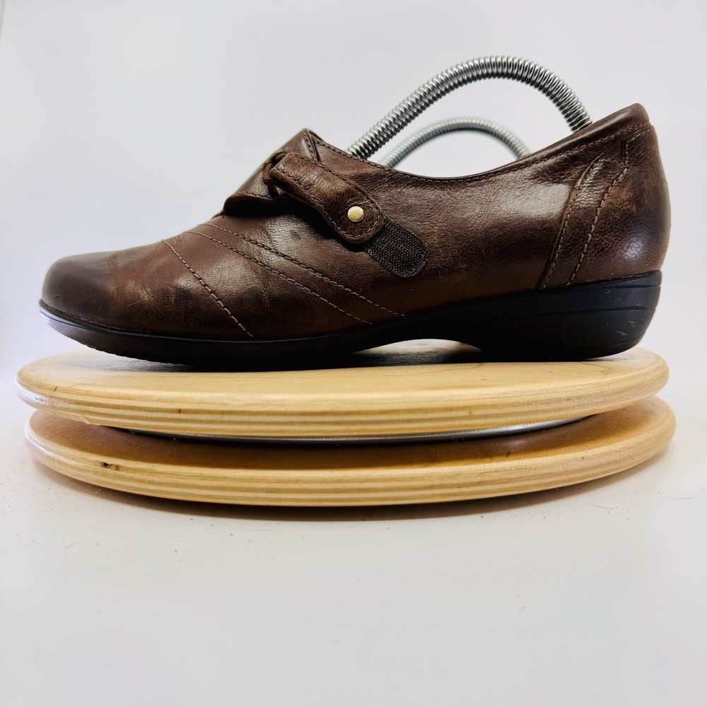 Dansko Franny‎ Women's 37 US 6.5‐7 Brown Leather Slip On Comfort Shoes